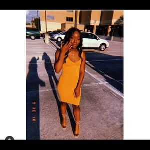 Forever 21 Mustard Dress